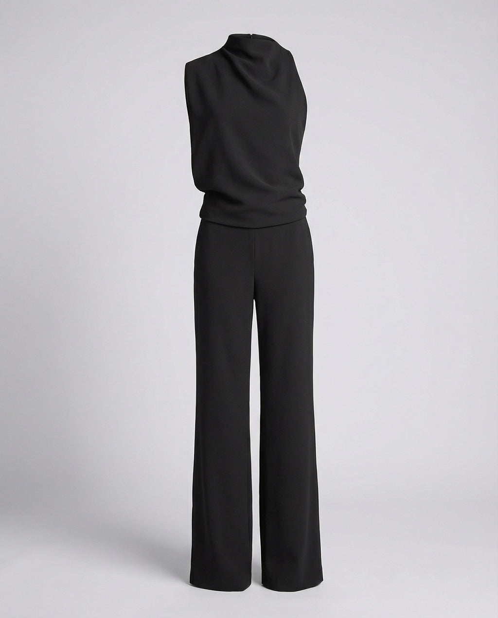 The Sovra Jumpsuit — Midnight Wide-Leg