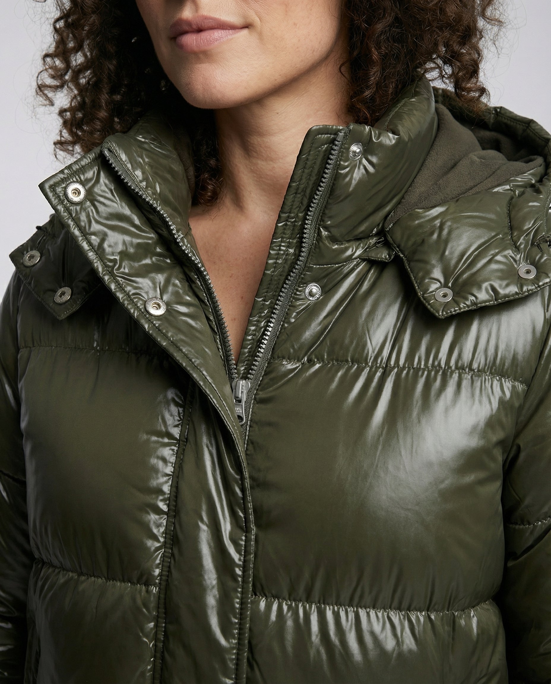 The Elara Puff — Moss Quilted Jacket