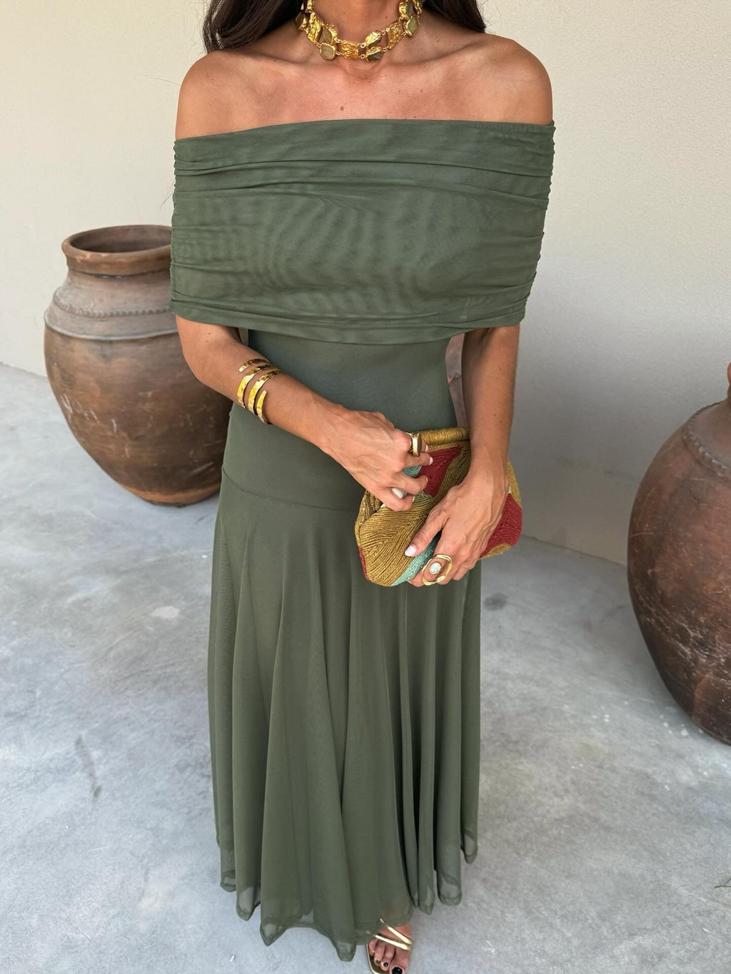 Robe Élégante Simba en Tulle de Soie – Maison Claire et Sylvie