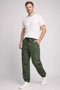 Tallin Cargo Joggers — Moss