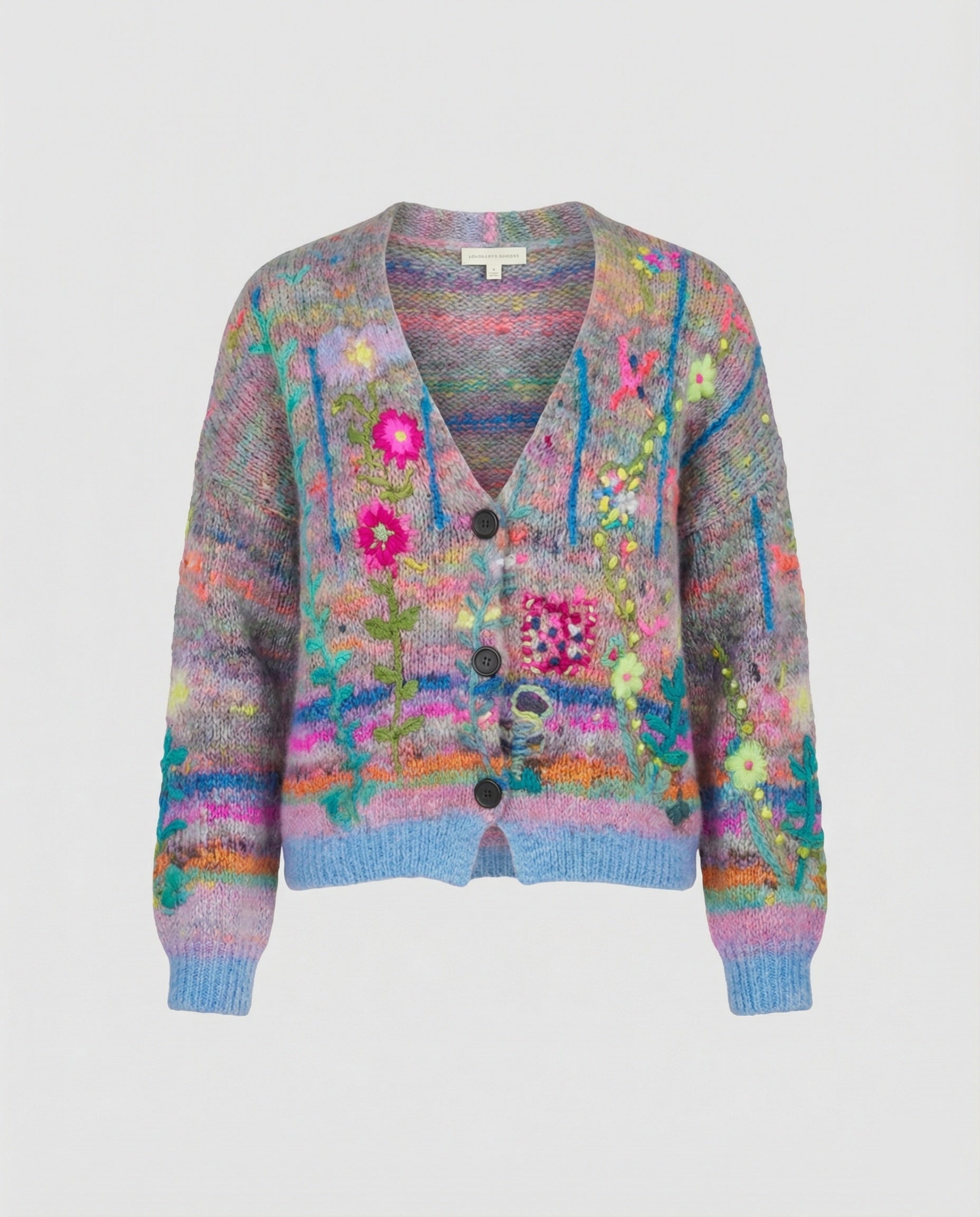 The Liora Cardigan — Cerulean Plush Knit