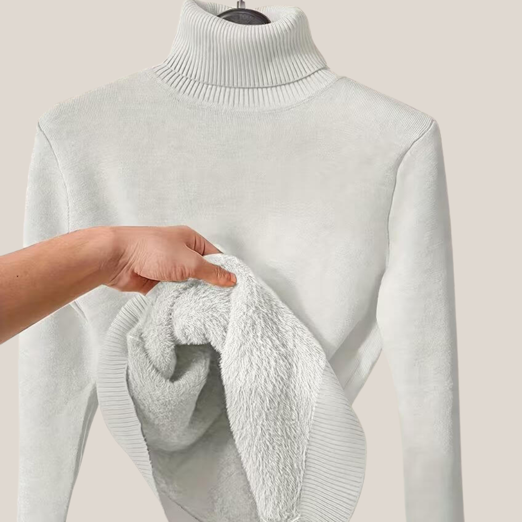 The Sanna — Onyx Insulated Turtleneck