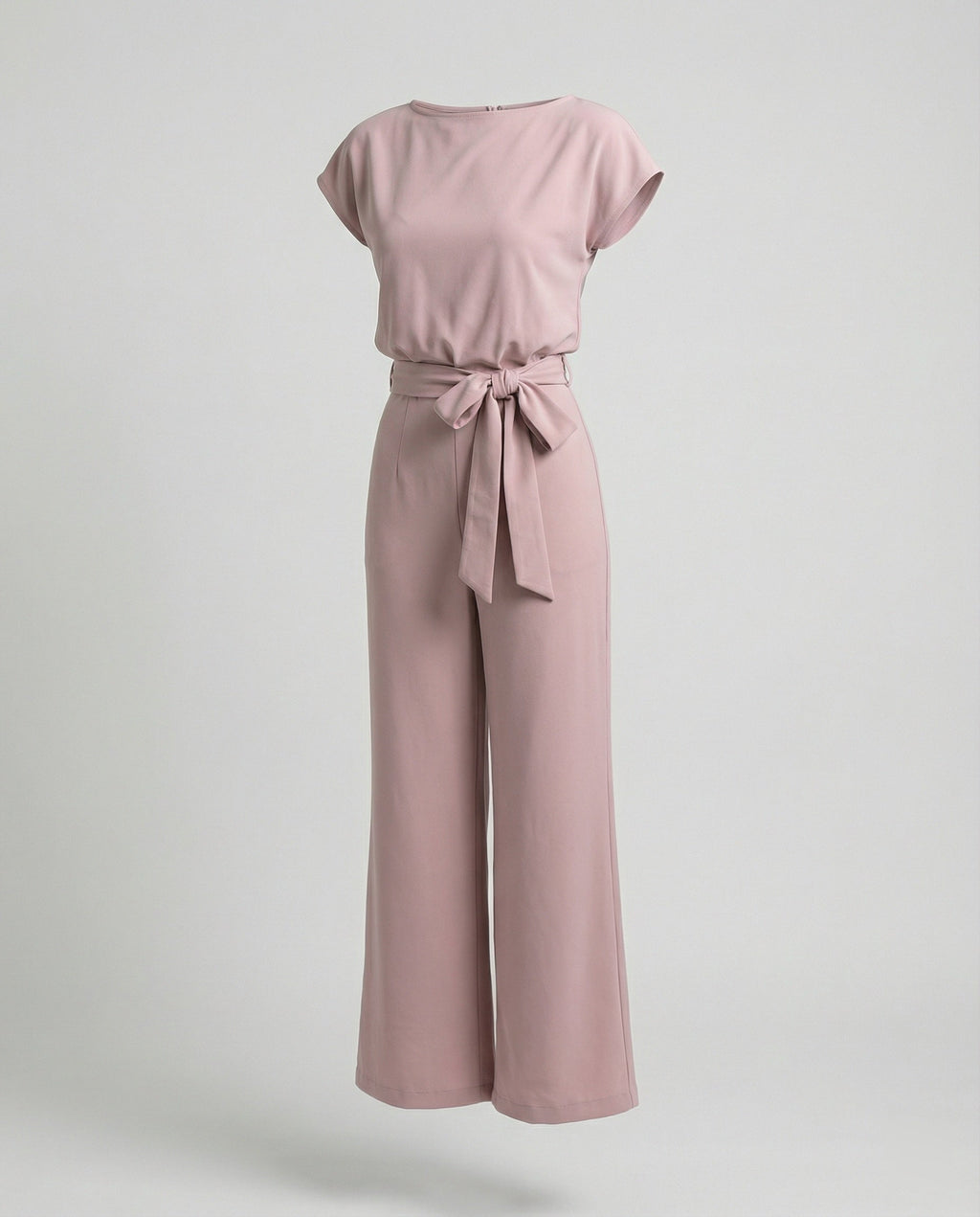 The Elara Jumpsuit — Blush Wrap