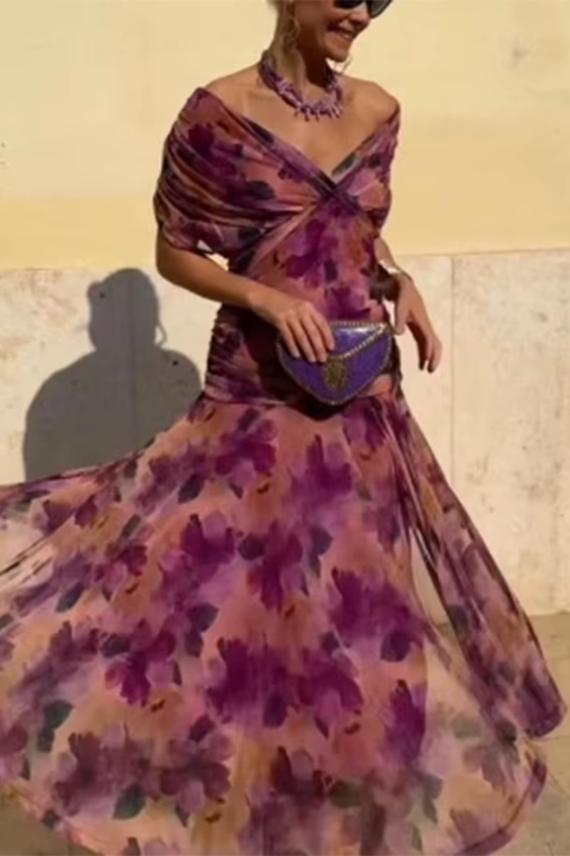 Lady™ - Robe portefeuille drapée