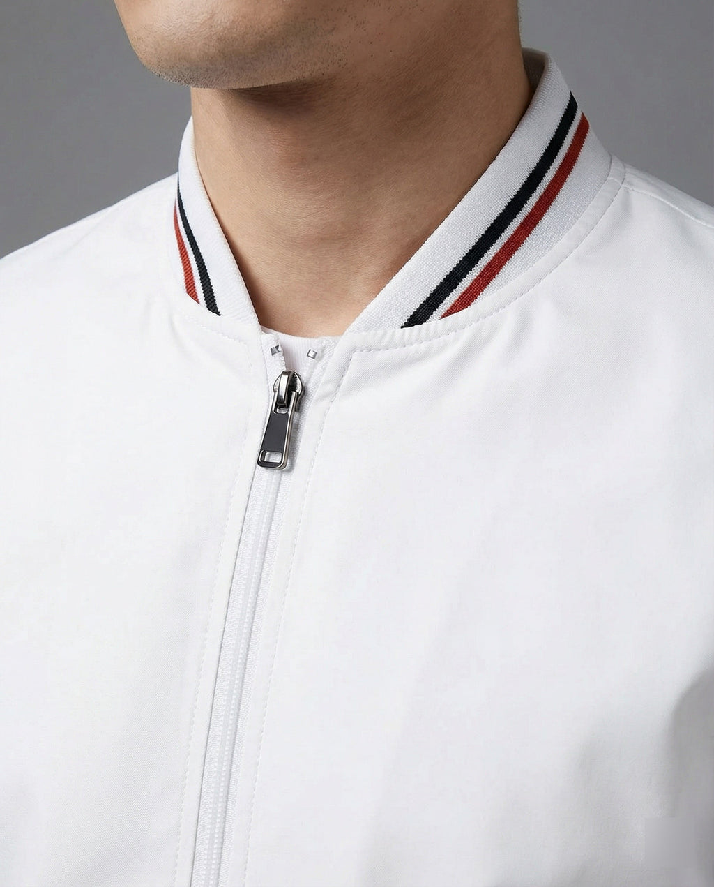 The Cael Bomber — Chalk White