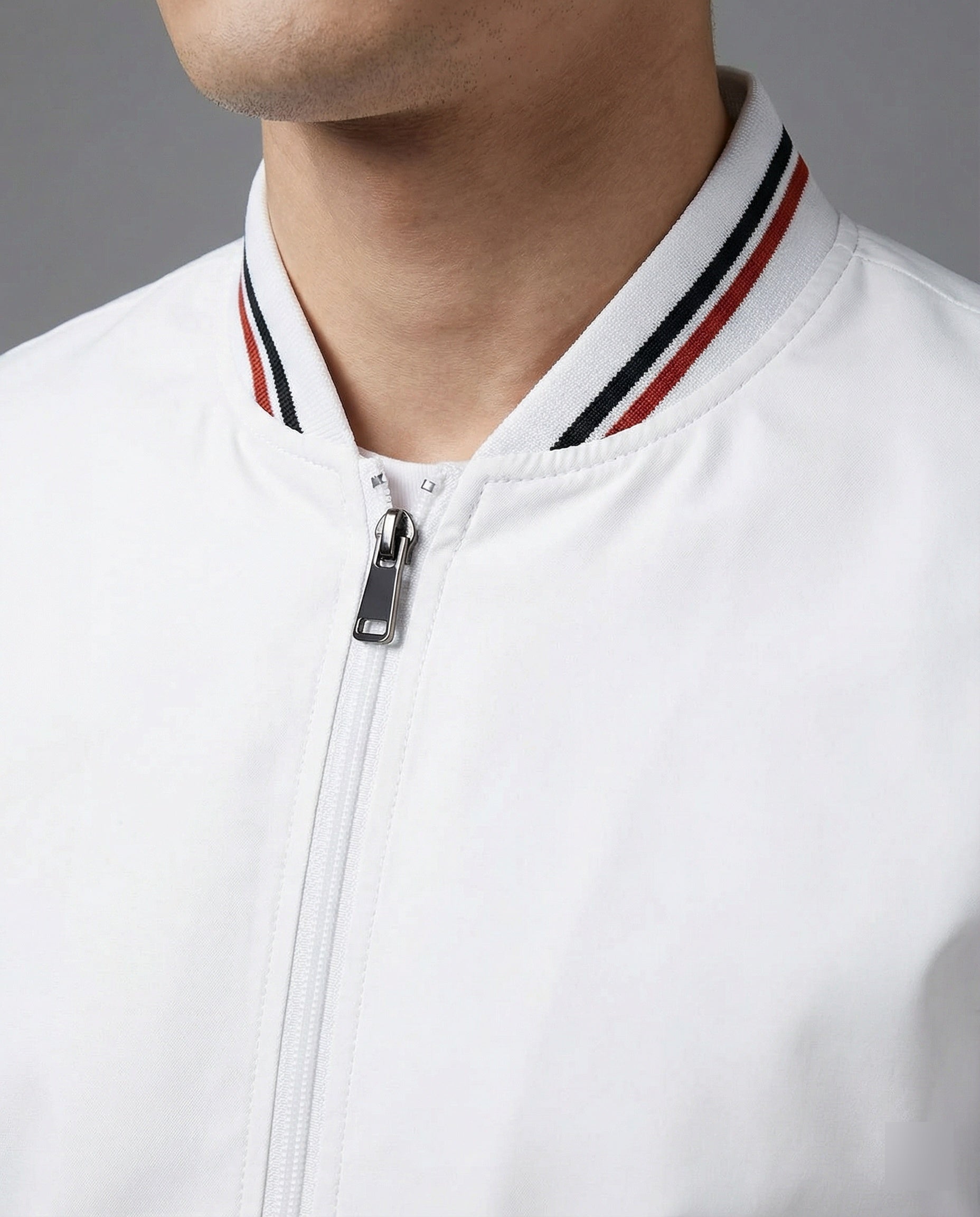 The Cael Bomber — Chalk White