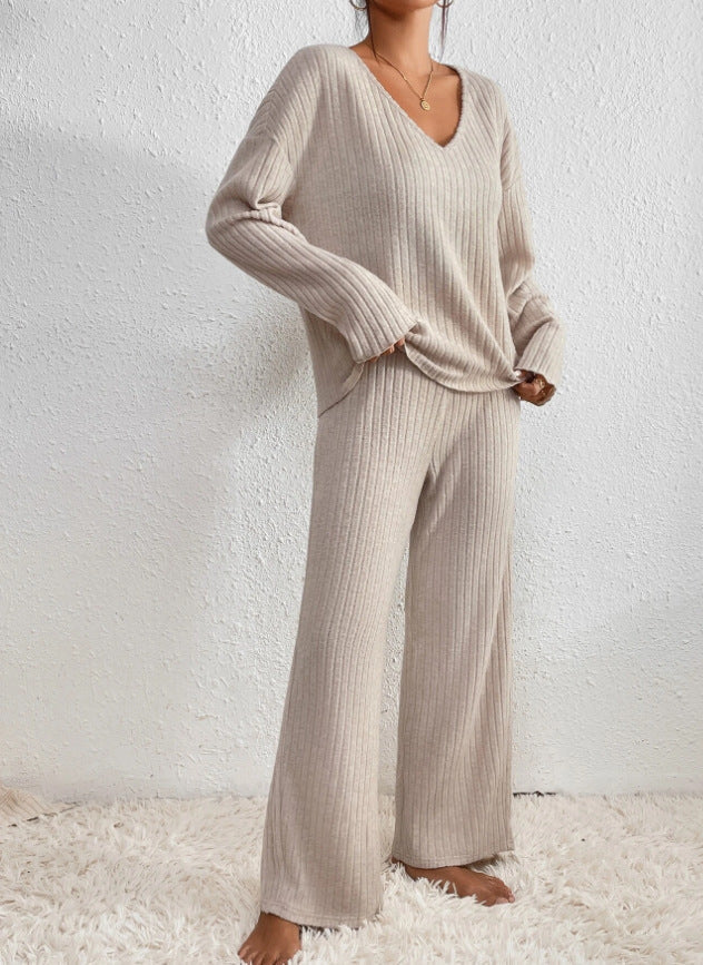 Elara Rib Set — Sandstone
