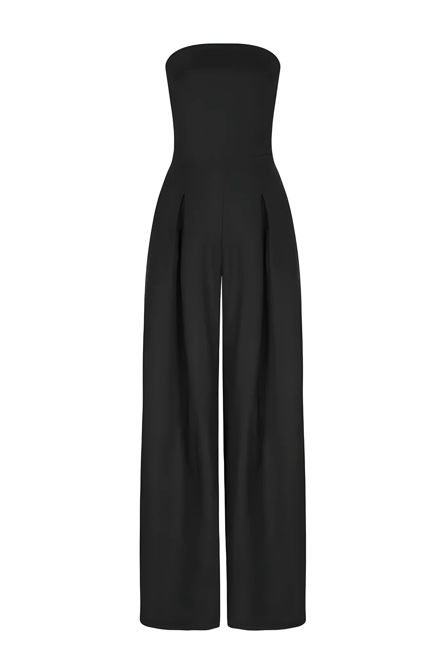 The Kyra Strapless — Midnight Jumpsuit