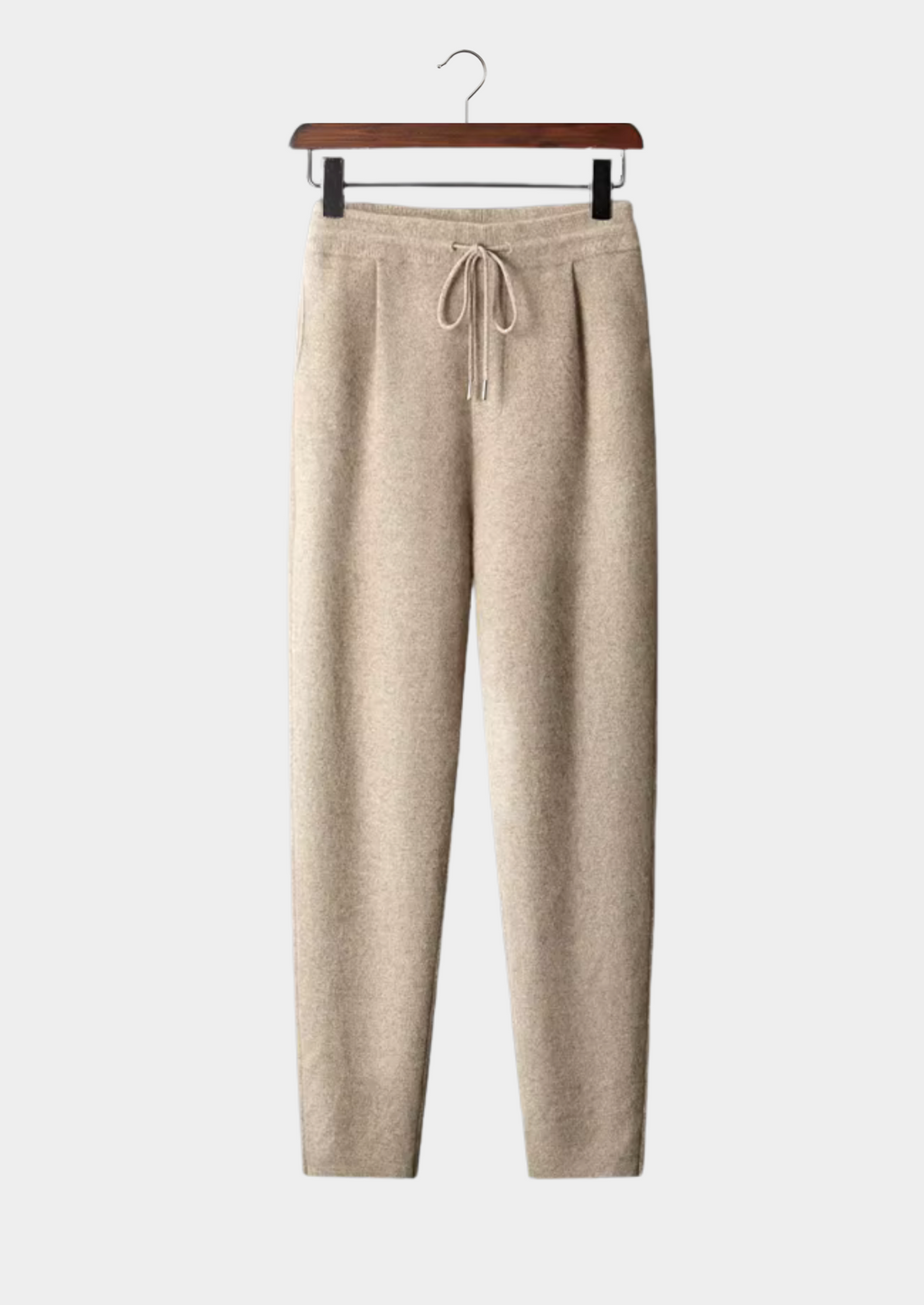 PANTALON PREMIUM PLISSÉ EN CACHEMIRE