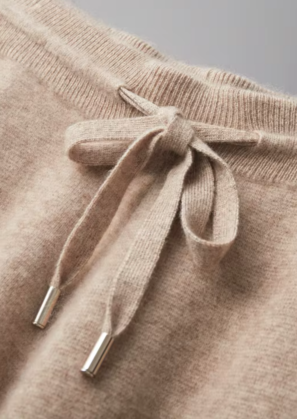 Pantalon slim en cachemire premium