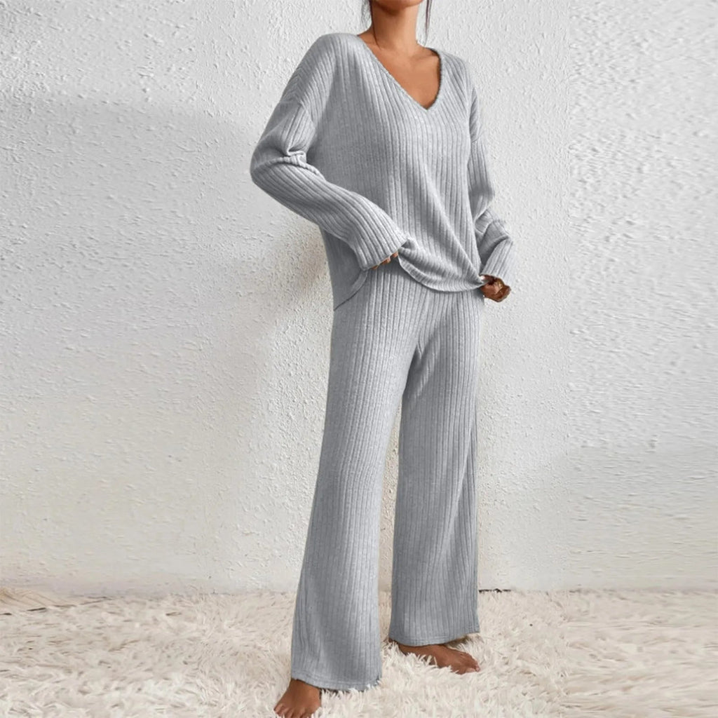 Elara Rib Set — Sandstone