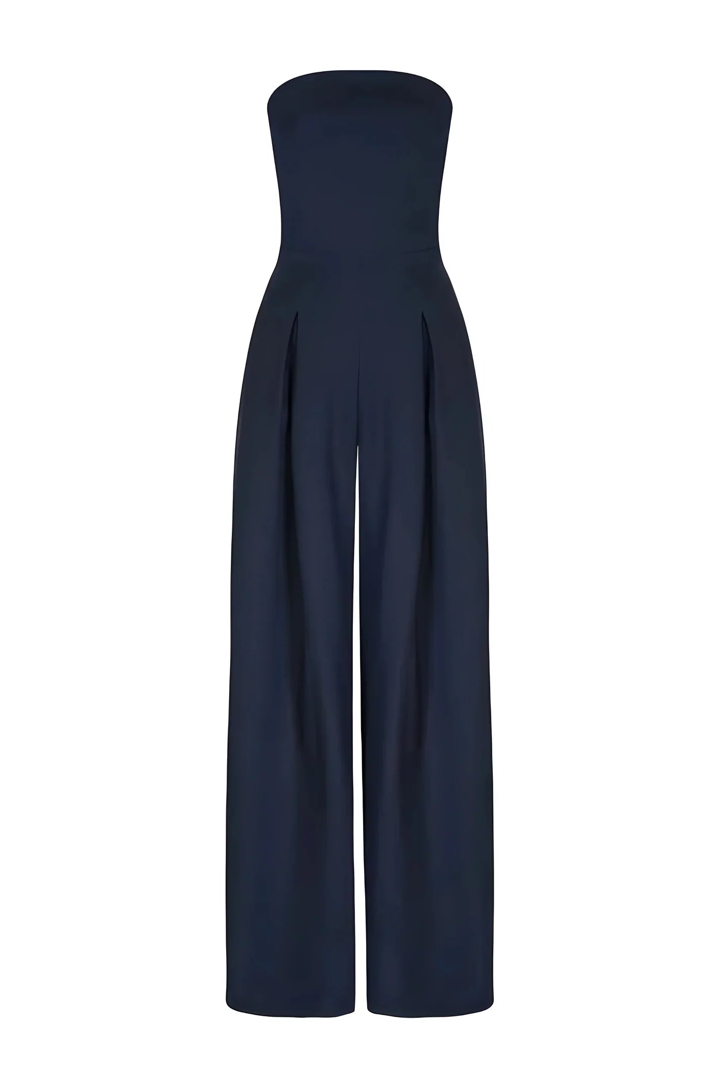 The Kyra Strapless — Midnight Jumpsuit