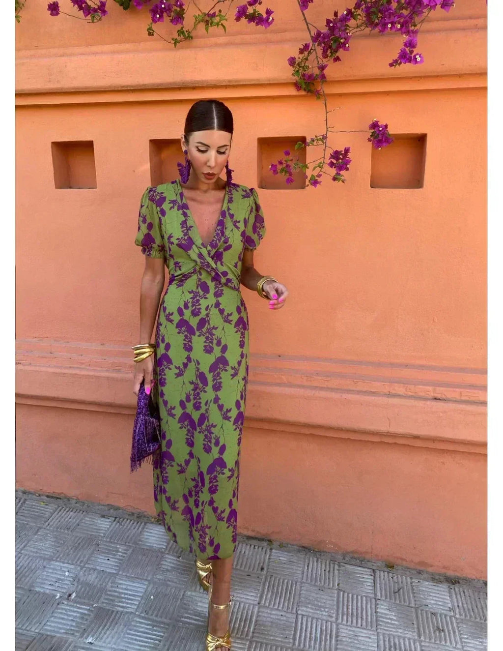 Lieke™ - Robe d'été vibrante à motifs