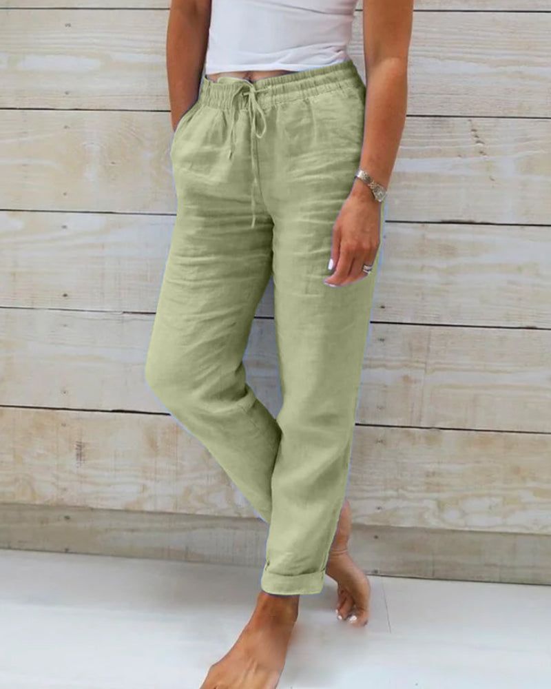Aurora | Pantalon décontracté à cordon de serrage