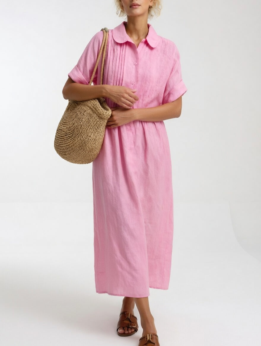 Lysandra™ - Robe chemise d'été légère et aérienne