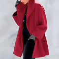 The Lysara — Draped Lapel Windshield Coat