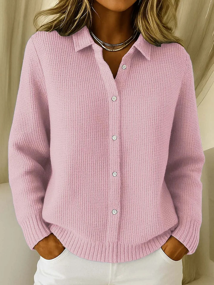 Nila Cardigan — Frosted Sky Chunky Knit