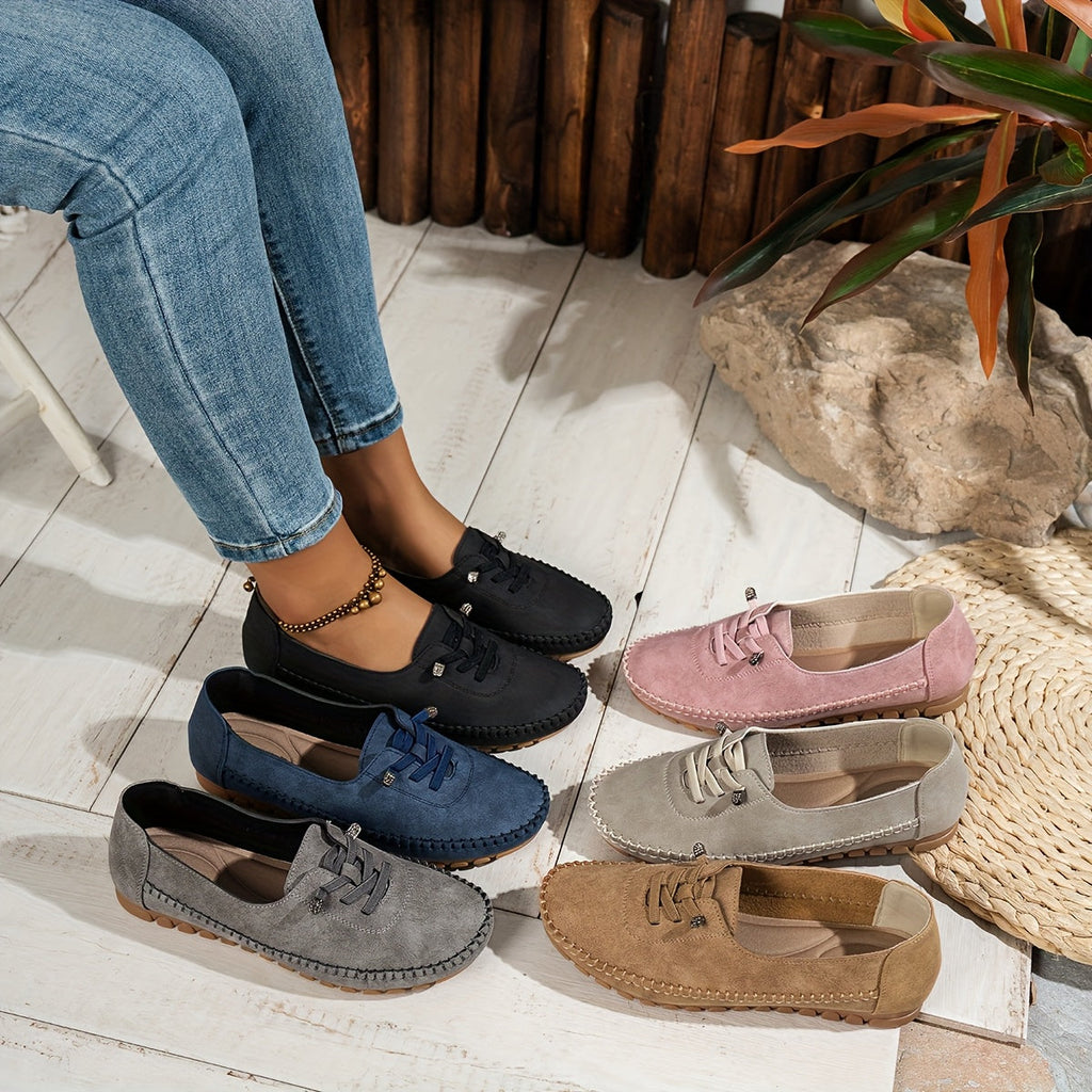 The Ellen — Whisper Suede Moccasins
