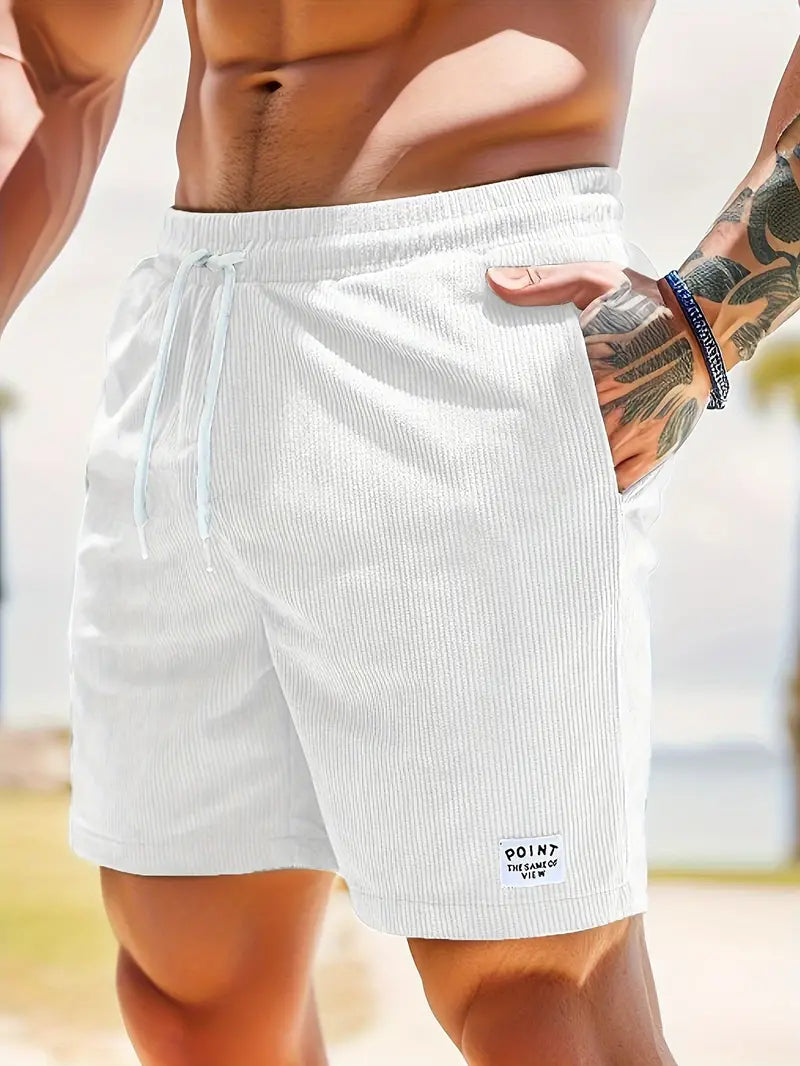 The Cael Corduroy Shorts — Forest