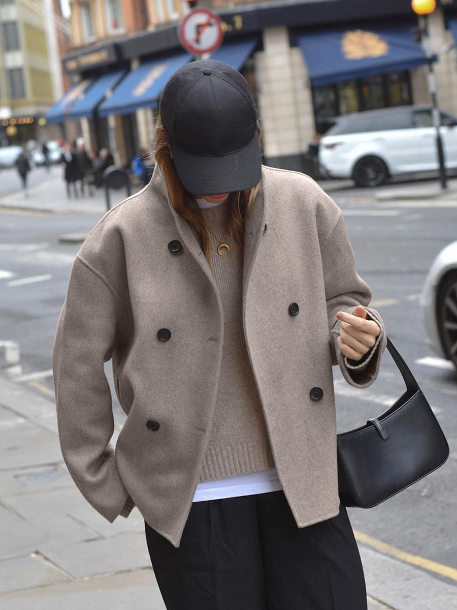 The Liora — Sand Wool Jacket
