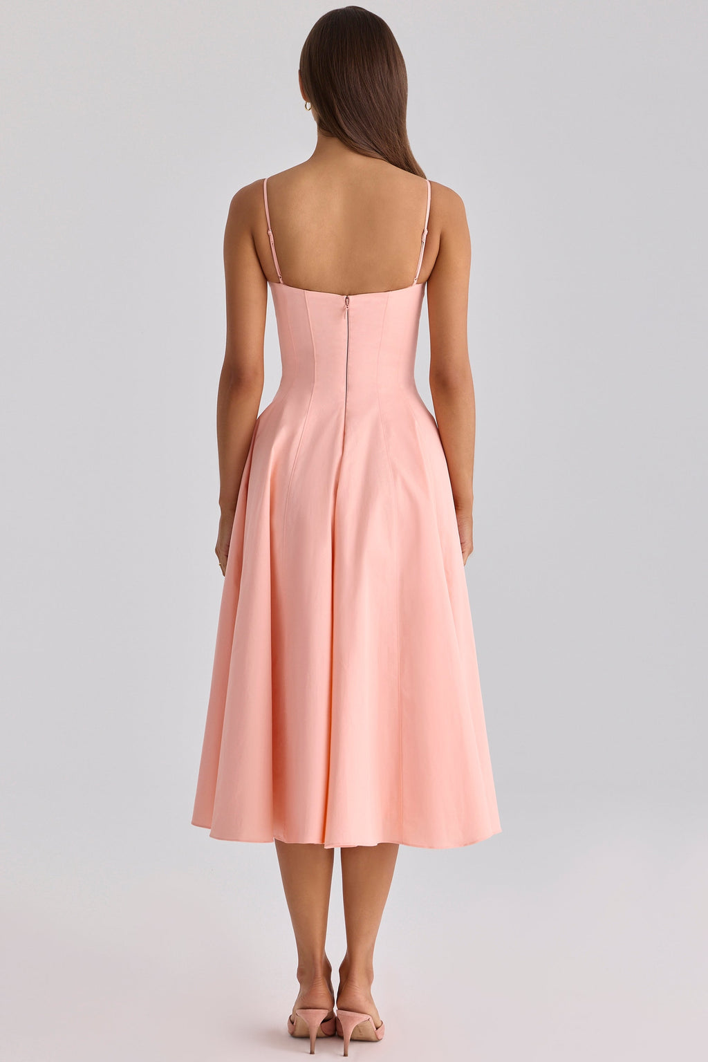 JASMYN | Robe Midi Drapée