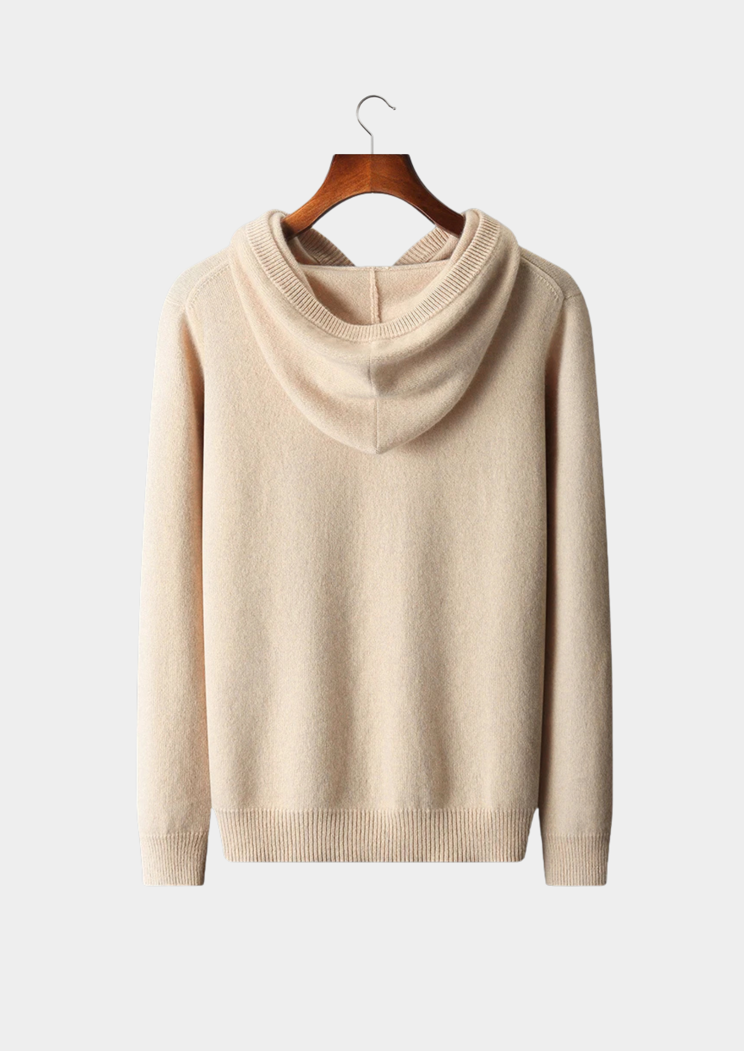 Sweat à capuche confortable en cachemire premium