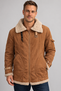 The Kaelen — Saddle Shearling Bomber