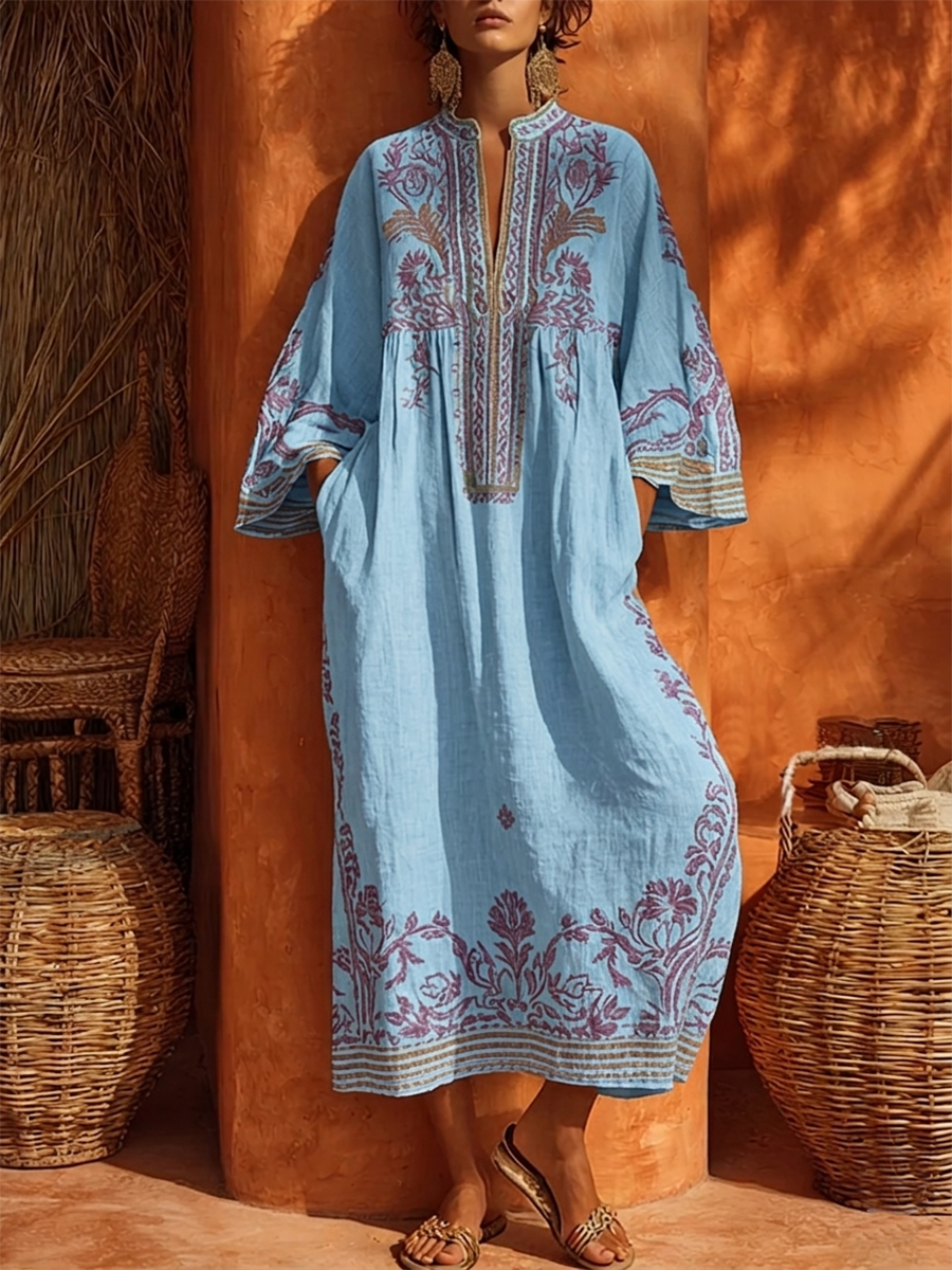 Elena™ | Robe Longue Maxi Méditerranéenne