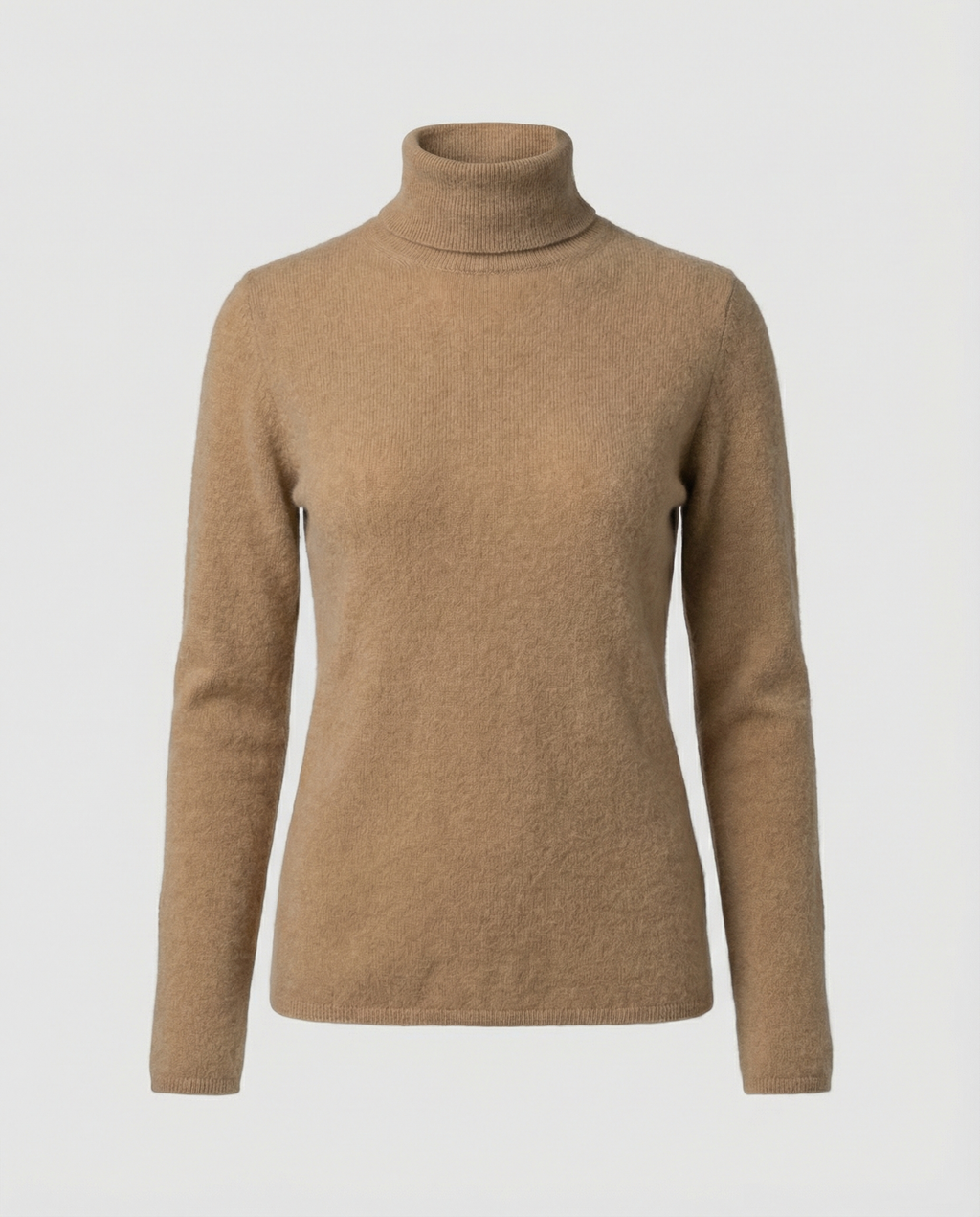 The Leona — Chestnut Turtleneck Sweater
