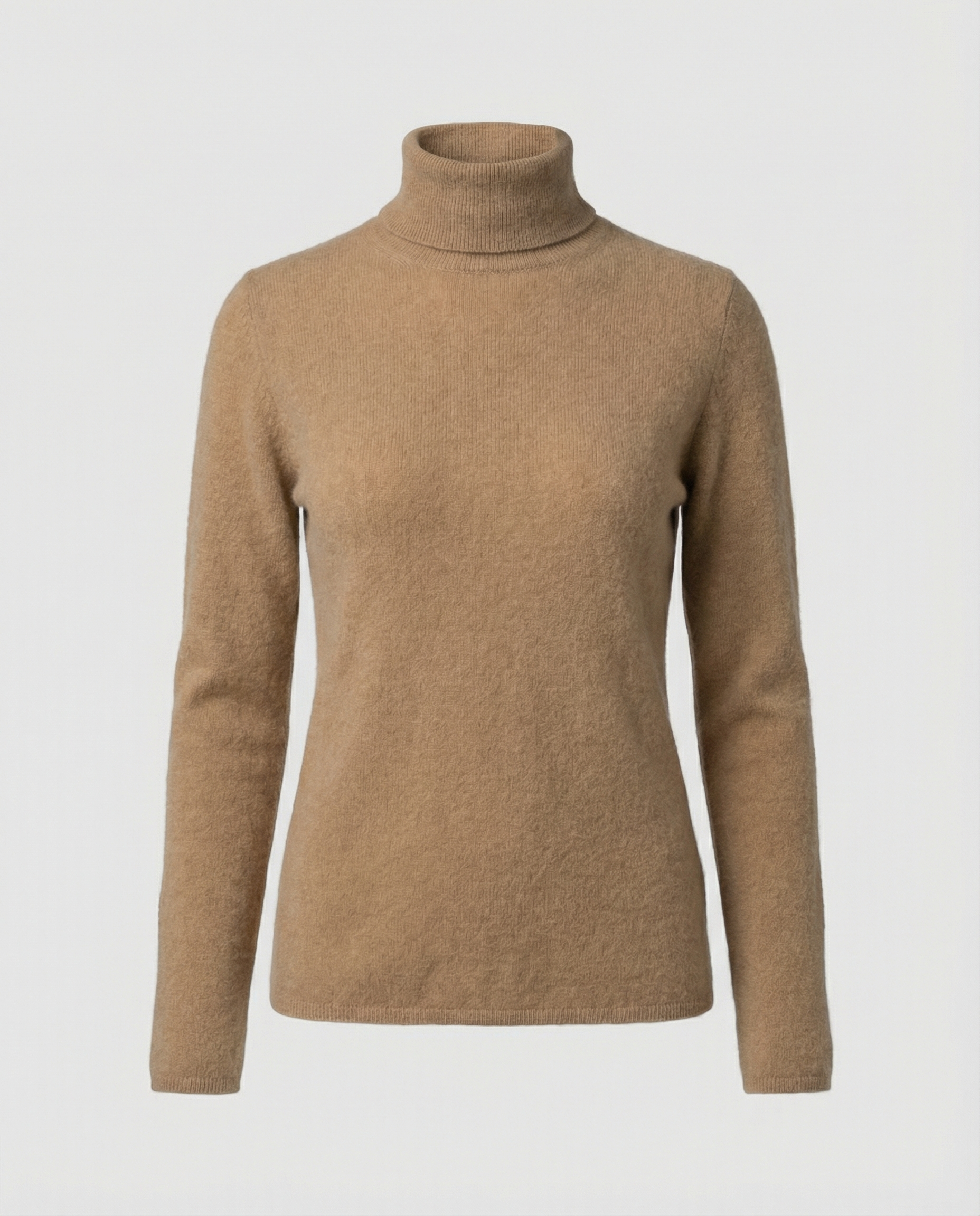 The Leona — Chestnut Turtleneck Sweater