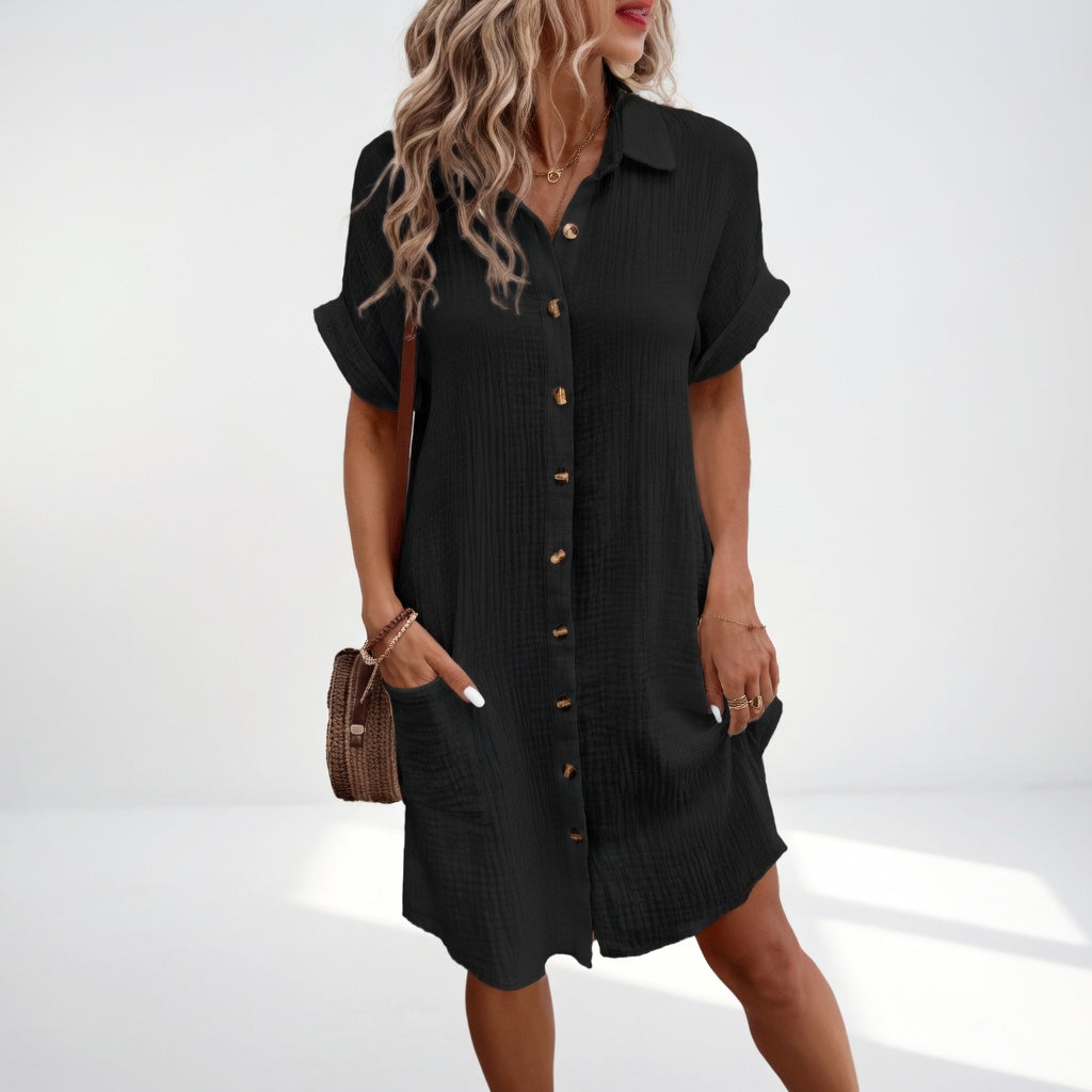Béatrice™ — Robe chemise élégante et sans effort