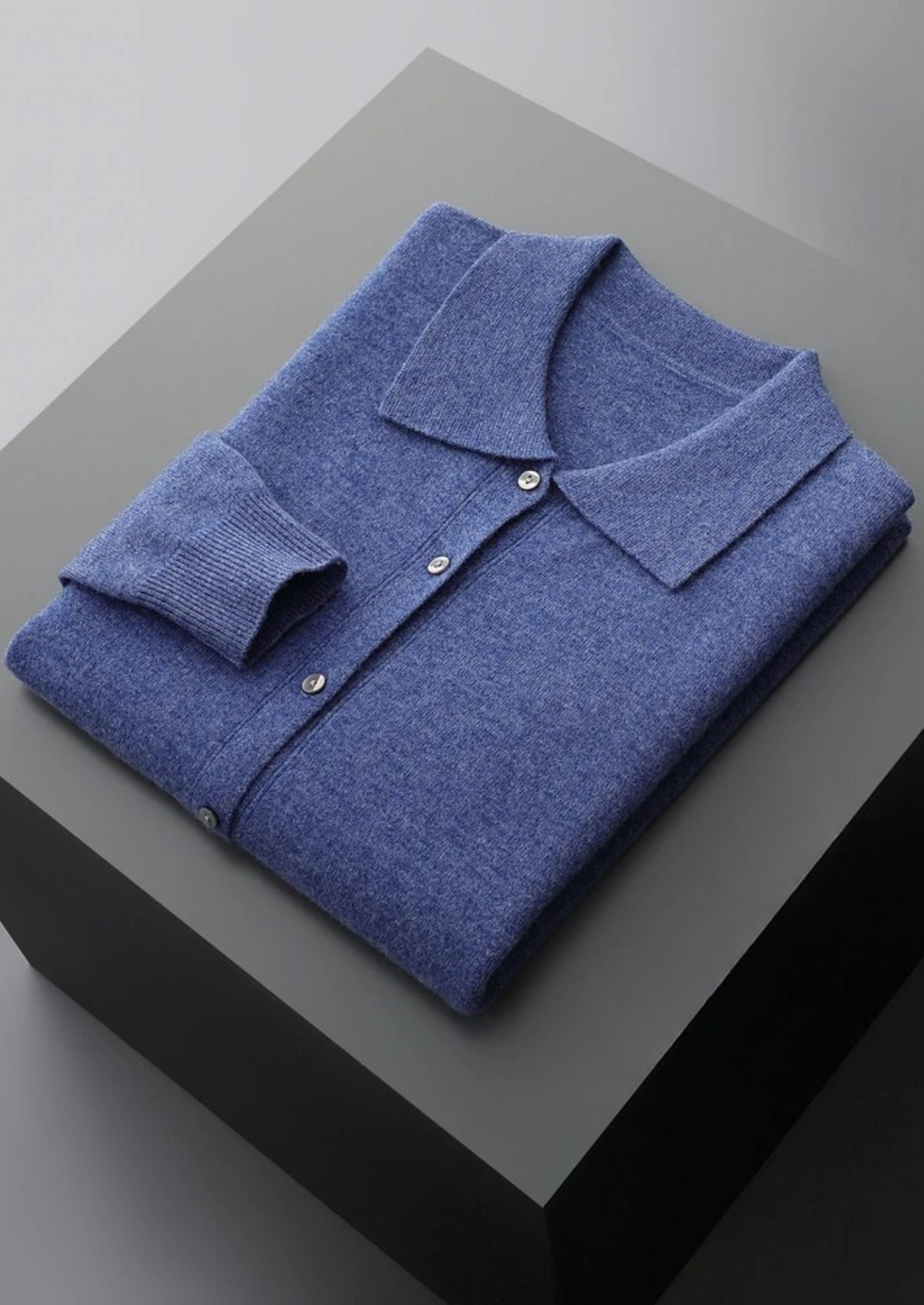 POLO EN LAINE MÉRINOS EXTRA-FINE PURE