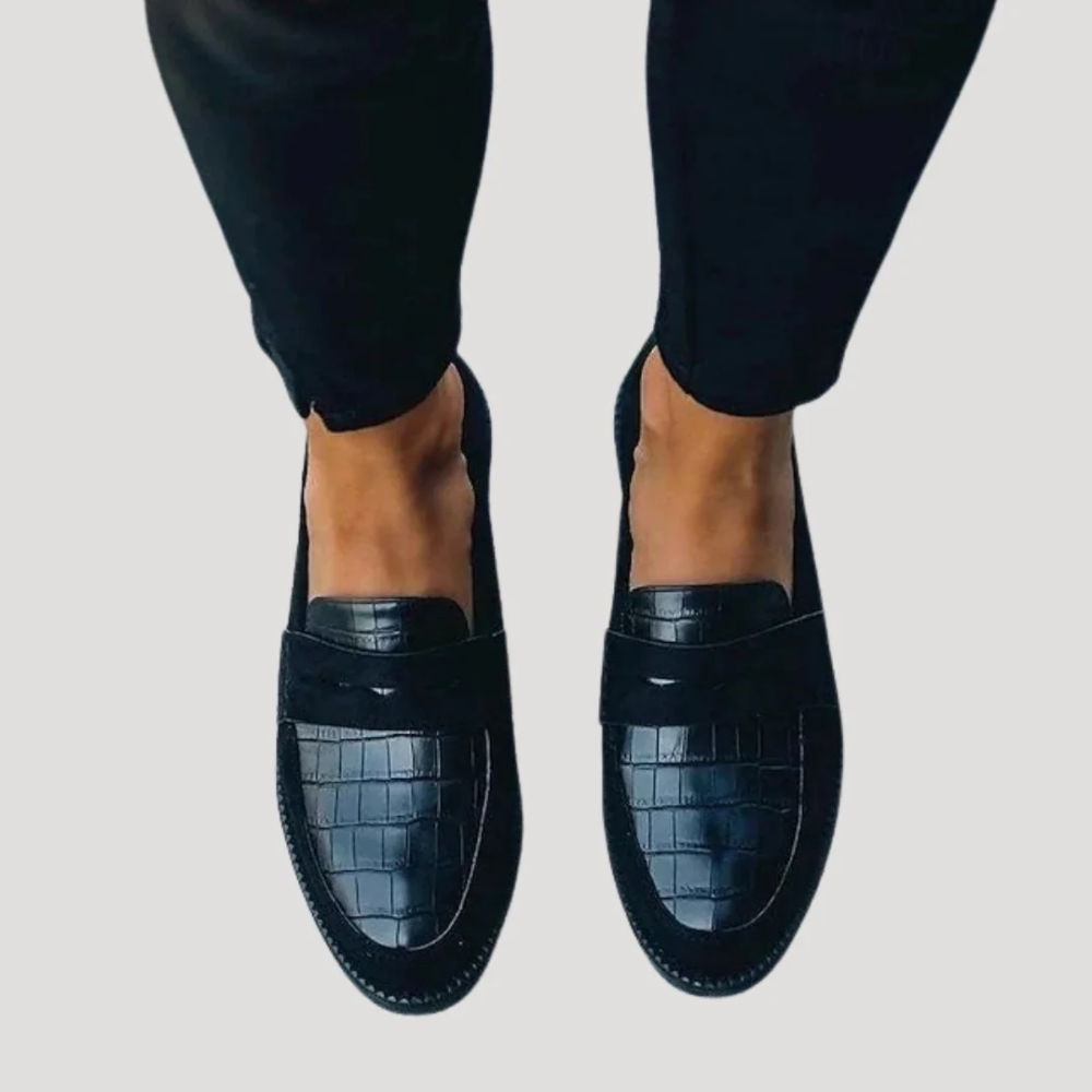 The Liora — Onyx Orthopedic Loafers