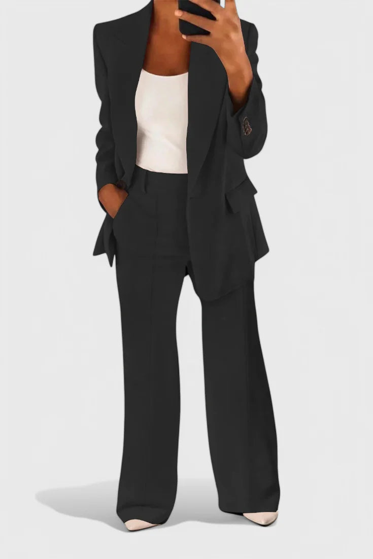 The Signe Suit — Onyx Two-Piece Set