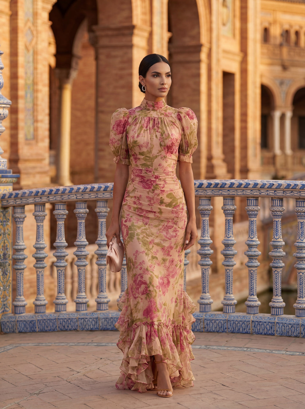 Robe en soie élégante Rosario – Claire et Sylvie Maison