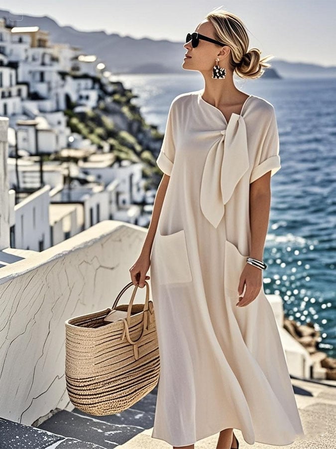 Mireille™ — Robe d'été en coton, légère et aérienne