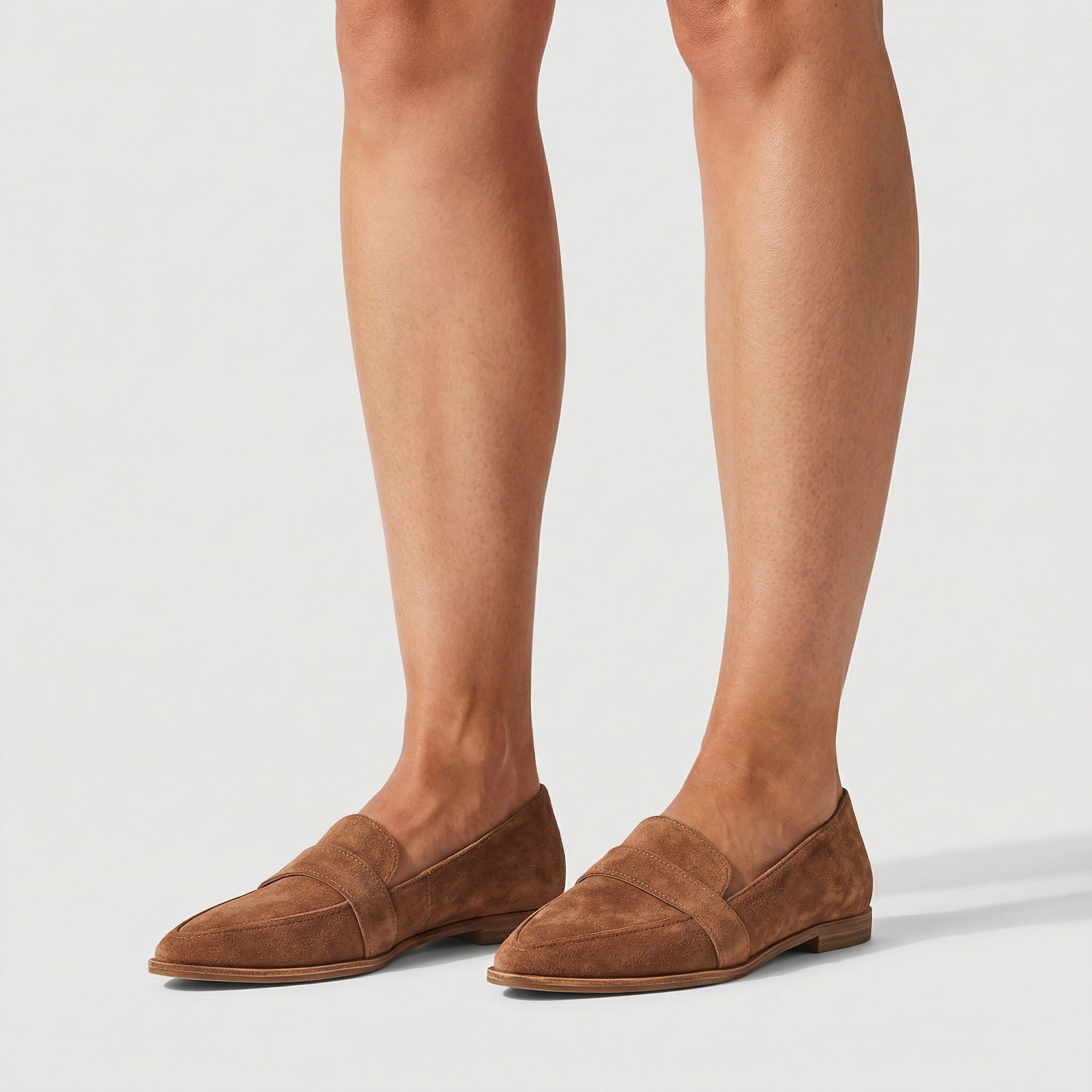 The Edda Loafer — Khaki Suede