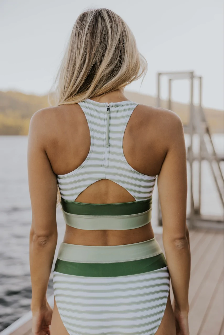 The Kaida — Obsidian Cutback Bikini Set