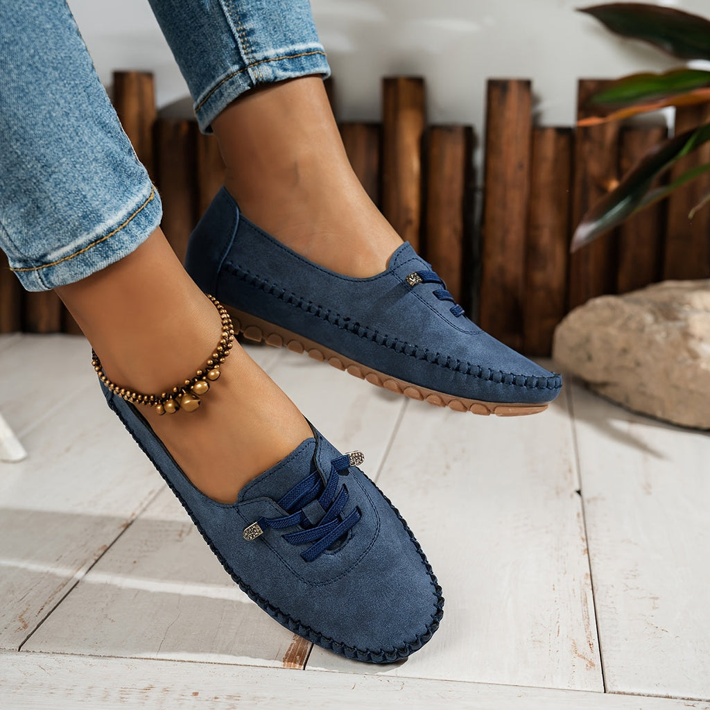 The Ellen — Whisper Suede Moccasins