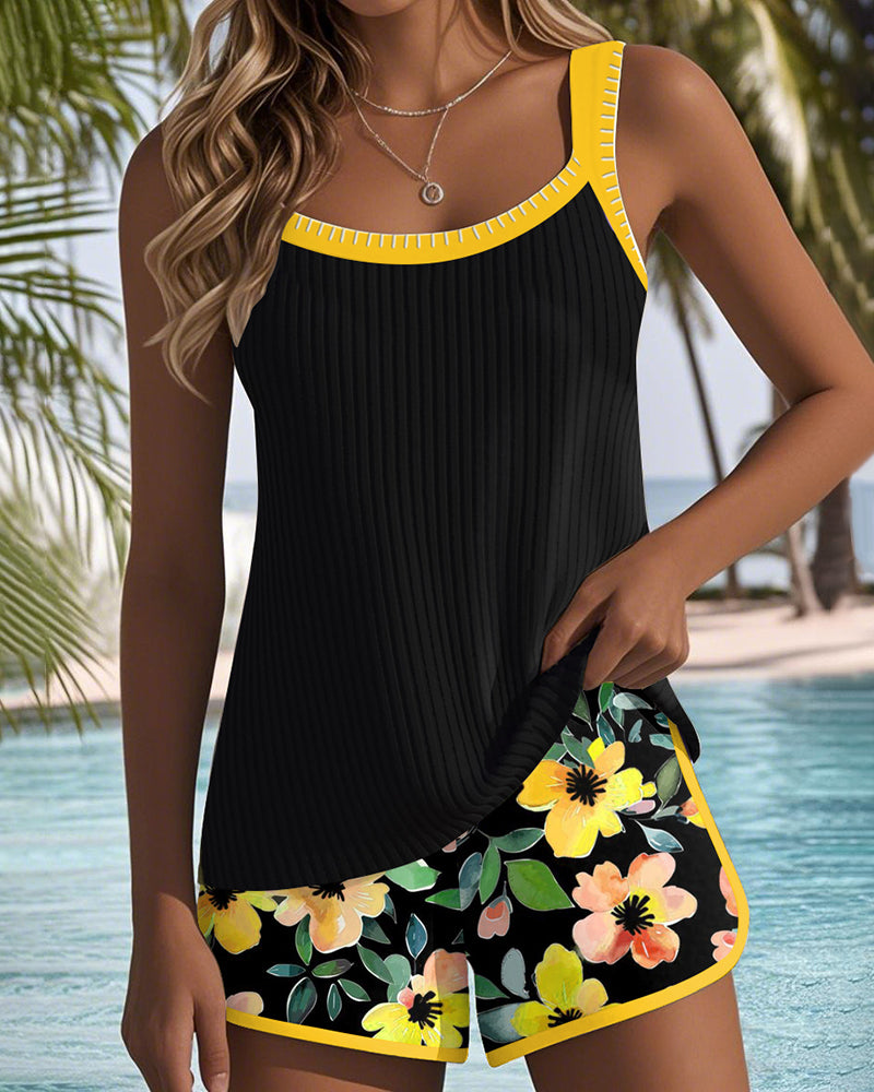 Laluna® | Ensemble Tankini Deux Pièces Élégant