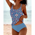 The Yumi Print — Pacific Tankini Set