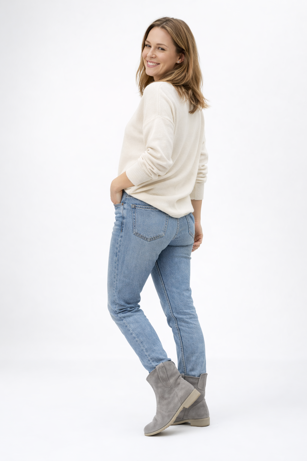 The Avani — Vintage Gray Cowboy Boot