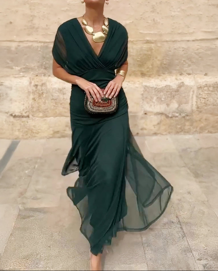 Lady™ - Robe portefeuille drapée