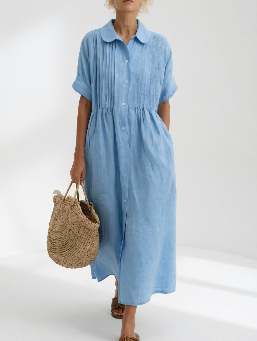 Lysandra™ - Robe chemise d'été légère et aérienne