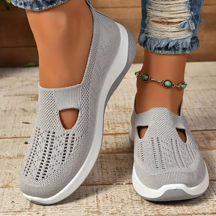 The Lyra Knit Slip-On — Midnight