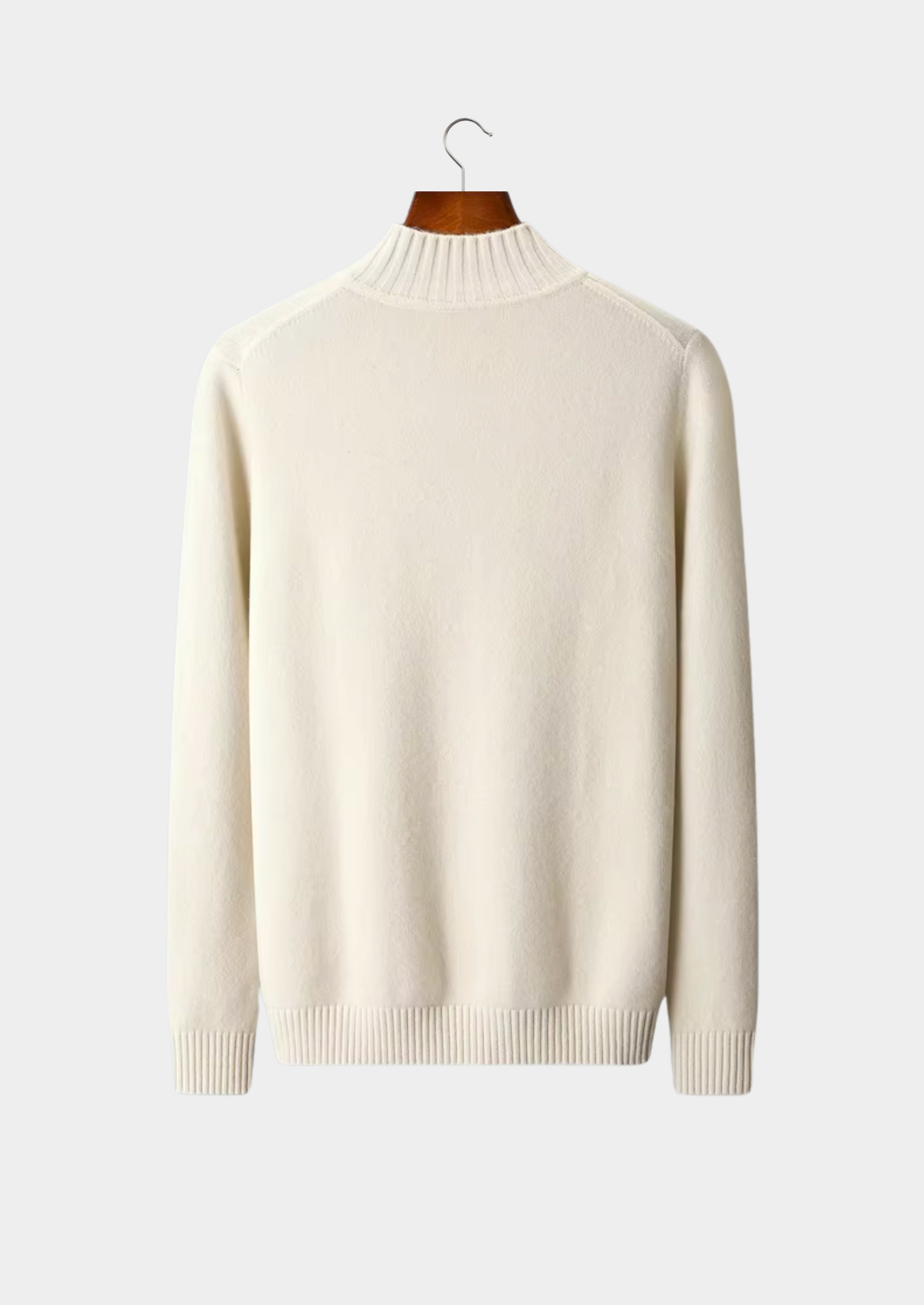 Pull traditionnel à boutons en laine mérinos pure extra-fine