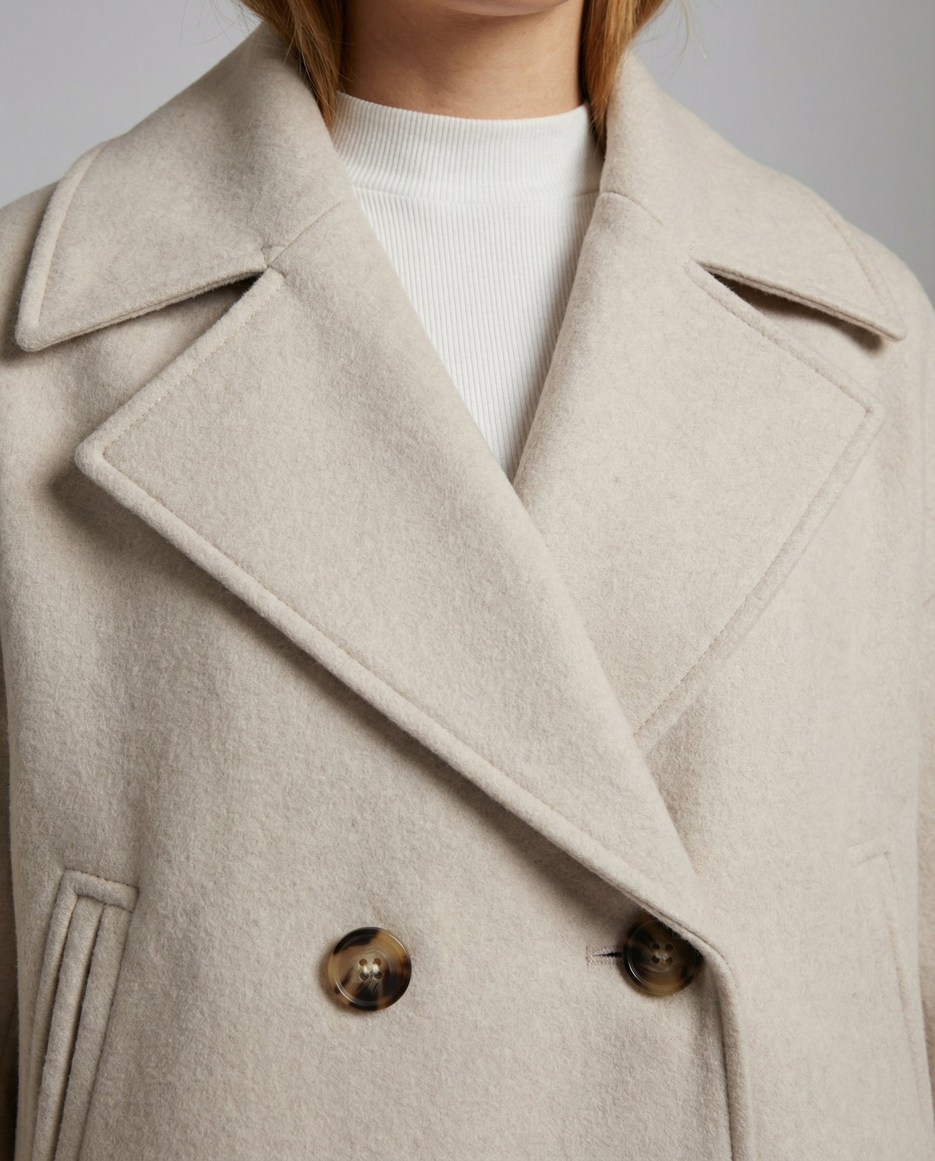 The Sira — Cropped Double-Breasted Blazer