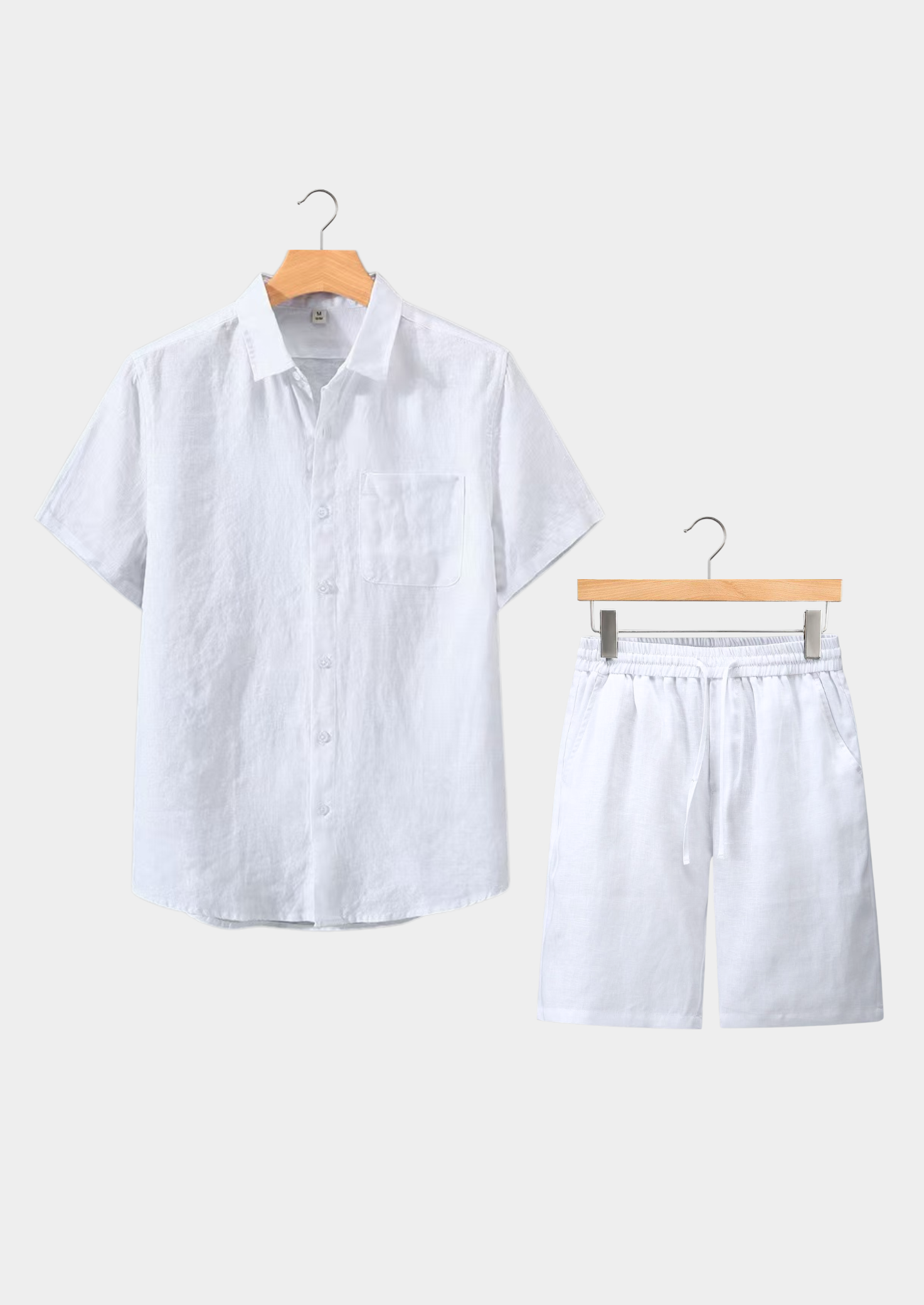 ENSEMBLE D'ÉTÉ DOLCEVITA À MANCHES COURTES – BLANC