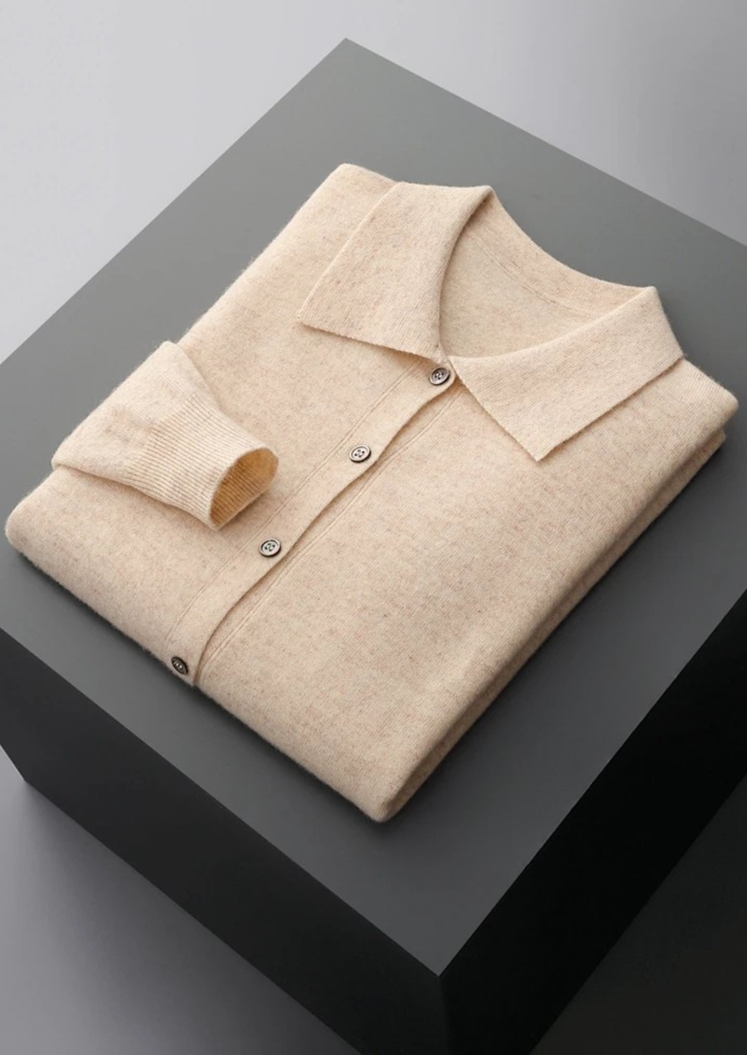 POLO EN LAINE MÉRINOS EXTRA-FINE PURE