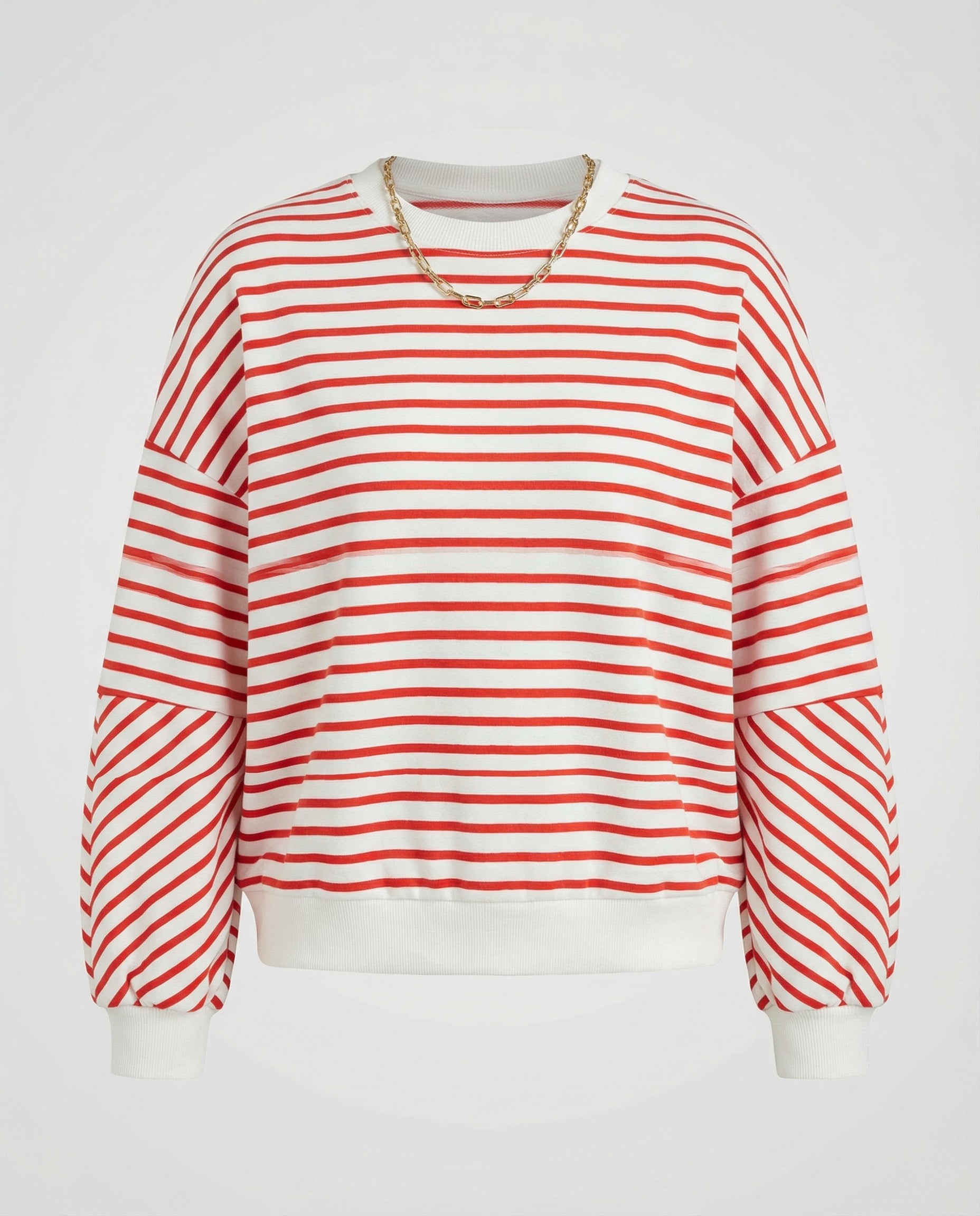 Eira — Balloon Sleeve Crew Sweatshirt